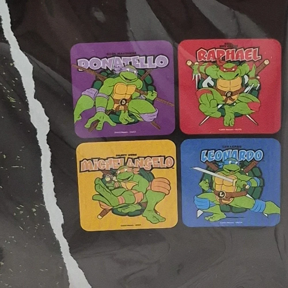 Lot Of 2, 4pc Teenage Mutant Ninja Turtles Bathtub Treads, 4 Different Designs